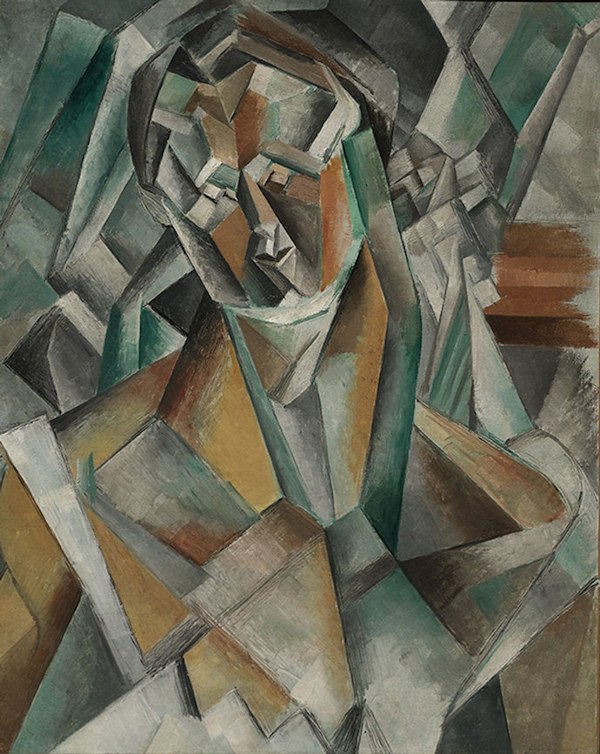 Femme Assise 1909 by Pablo Picasso | Oil Painting Reproduction