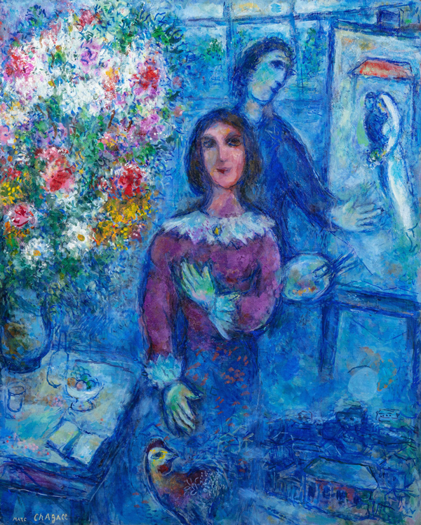 The Model by Marc Chagall | Oil Painting Reproduction