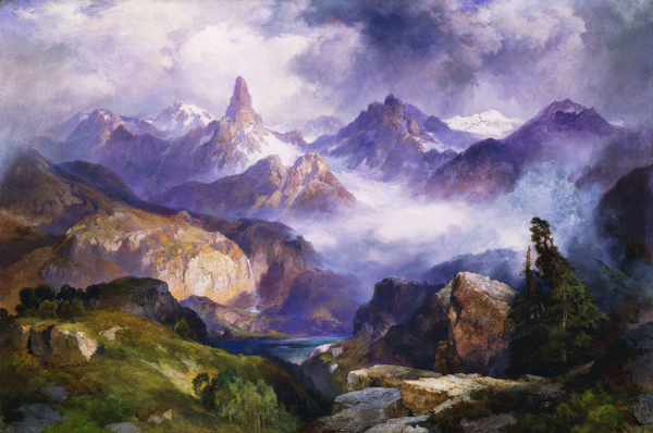 Index Peak Yellowstone National Park 1914 | Oil Painting Reproduction