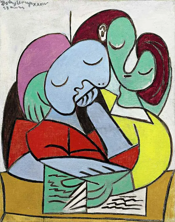 Two Girls Reading 1934 By Pablo Picasso