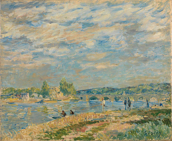 The Bridge at Sevres by Alfred Sisley | Oil Painting Reproduction