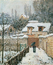 Snow at Louveciennes 1874 By Alfred Sisley