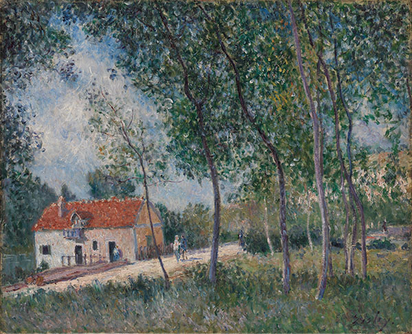 The Road from Moret to Saint Mammes 1883 | Oil Painting Reproduction