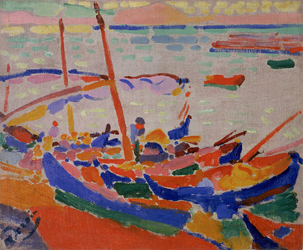 Fishing Boats Collioure 1905 by Andre Derain | Oil Painting Reproduction