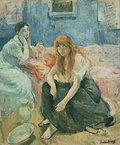 Two Girls c1894 By Berthe Morisot