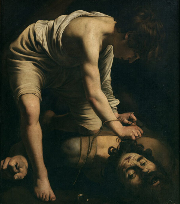 David and Goliath by Caravaggio | Oil Painting Reproduction