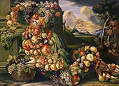 Seated Figure of Summer 1573 By Giuseppe Arcimboldo