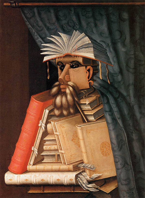 The Librarian 1566 by Giuseppe Arcimboldo | Oil Painting Reproduction