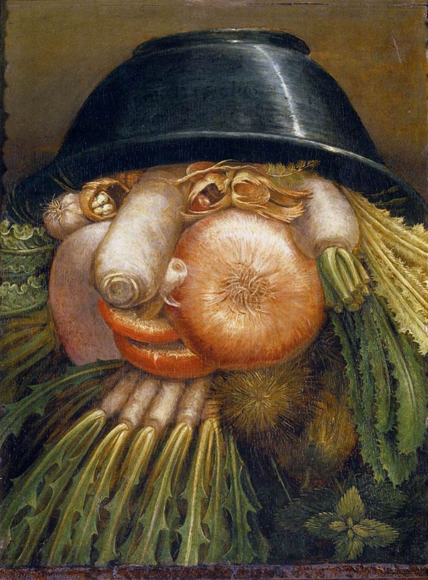 The Vegetable Gardener by Giuseppe Arcimboldo | Oil Painting Reproduction