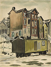 Pippin House East Liverpool Ohio 1920 By Charles Burchfield
