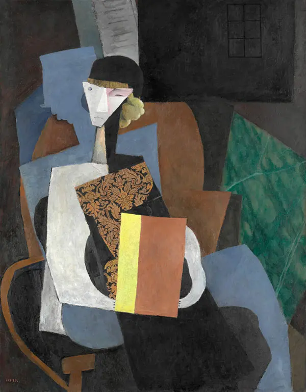 Portrait of Marevna c1915 By Diego Rivera