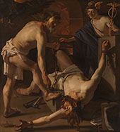 Prometheus Chained by Vulcan 1623 By Dirk Van Baburen