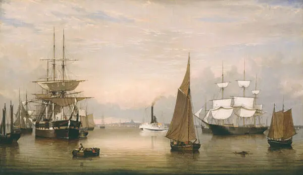 Boston Harbor By Fitz Hugh Lane