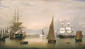 Boston Harbor By Fitz Hugh Lane