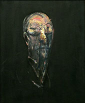 Study for Portrait Number IV (After The Life Mask of William Blake) 1956 By Francis Bacon