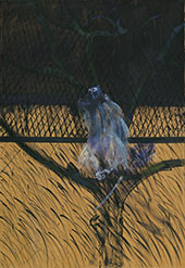 Study of a Baboon 1953 By Francis Bacon