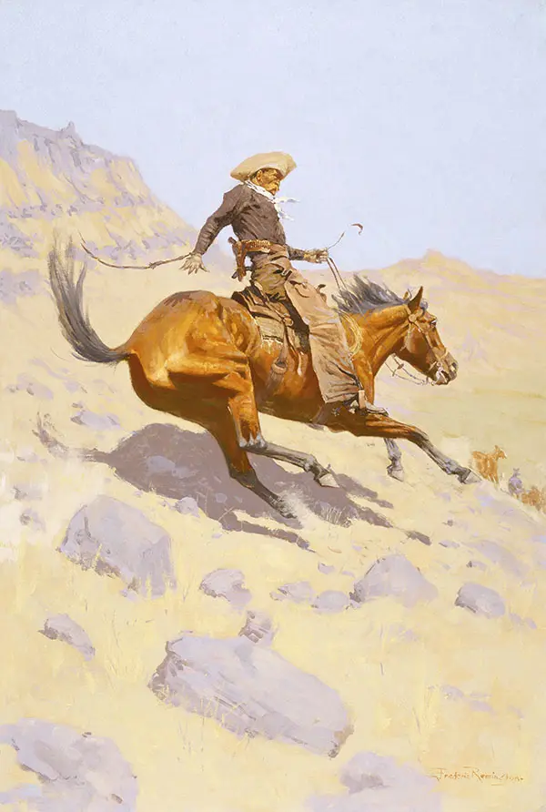 The Cowboy By Frederic Remington