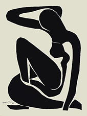 Black Nude, inspired by By Henri Matisse