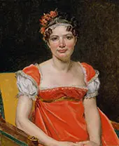 Portrait of Laure Emilie Felicite David La Baronne Meunier 1812 By Jacques-Louis David