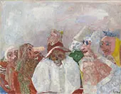 Masks Confronting Death 1888 By James Ensor