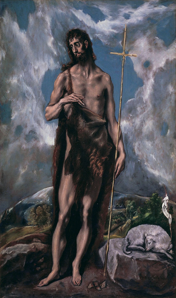 St.John the Baptist by El Greco | Oil Painting Reproduction
