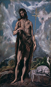 St.John the Baptist By El Greco