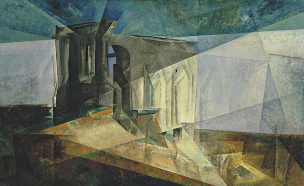 Ruin by The Sea 1930 by Lyonel Feininger | Oil Painting Reproduction