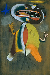 Woman 1934 By Joan Miro