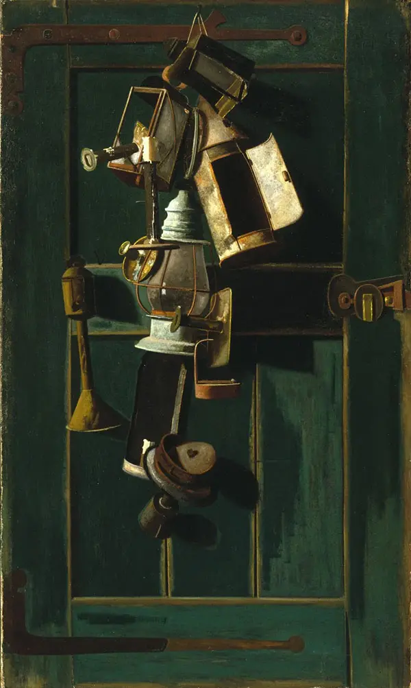 Door with Lanterns By John Frederick Peto