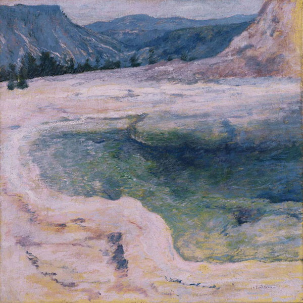 The Emerald Pool by John Henry Twachtman | Oil Painting Reproduction