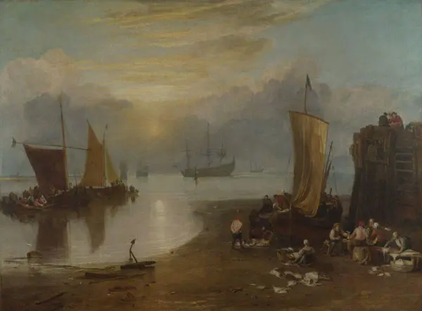 Sun Rising Through Vapour By Joseph Mallord William Turner