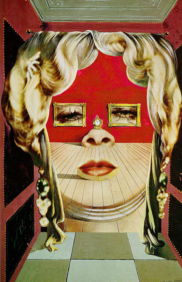 Mae West's Face by Salvador Dali | Oil Painting Reproduction
