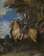 Equestrian Portrait of Charles I By Van Dyck