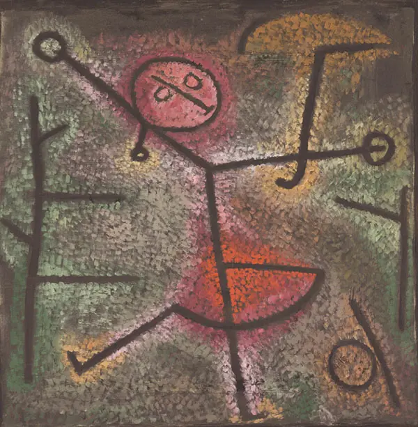 Dancing Girl 1940 By Paul Klee