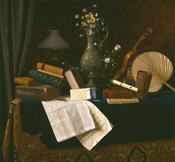 Ease by William Michael Harnett | Oil Painting Reproduction