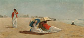 East Hampton Beach Long Island 1874 By Winslow Homer