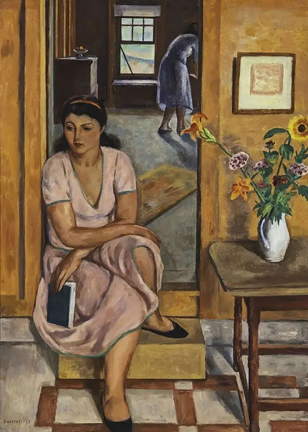 Cottage Interior 1929 By Samuel Halpert