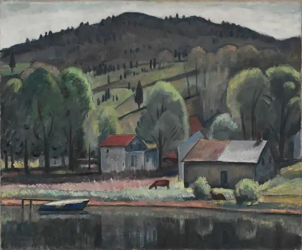 Eddy Ville 1917 By Samuel Halpert