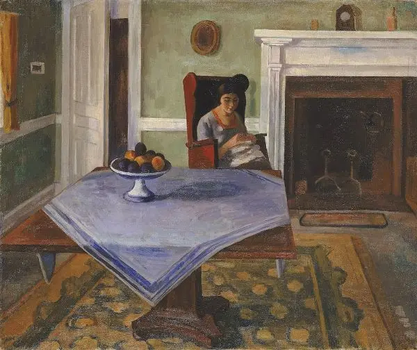 Farm Interior c1924 By Samuel Halpert