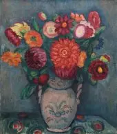 Floral Still Life By Samuel Halpert