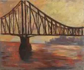 New York City Bridge By Samuel Halpert