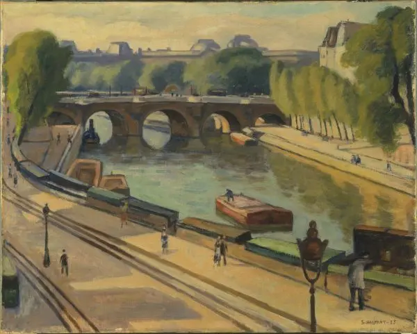 Pont Neuf 1925 By Samuel Halpert