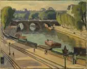 Pont Neuf 1925 By Samuel Halpert