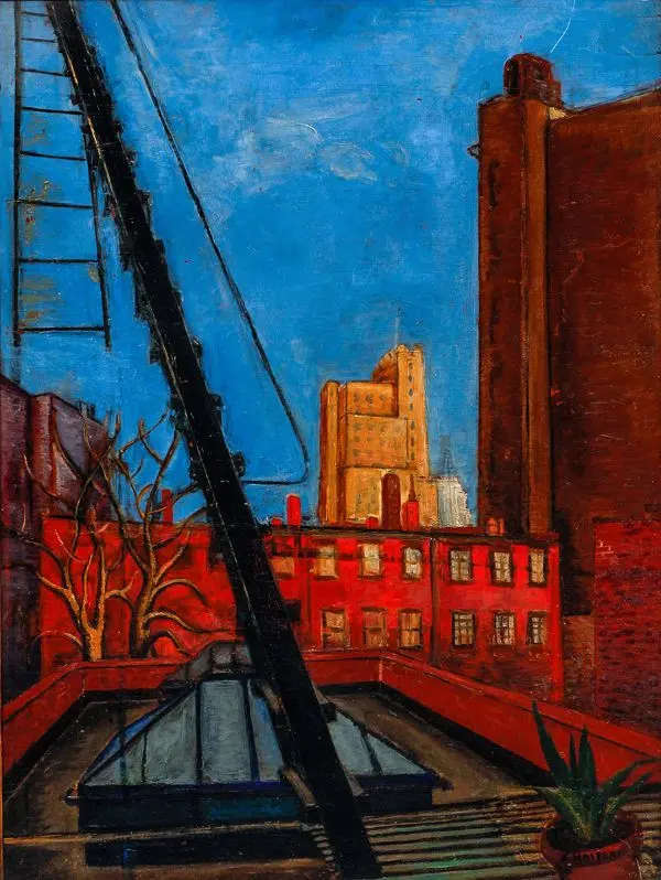 Rooftops By Samuel Halpert