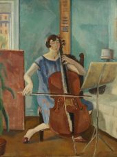 The Cellist By Samuel Halpert