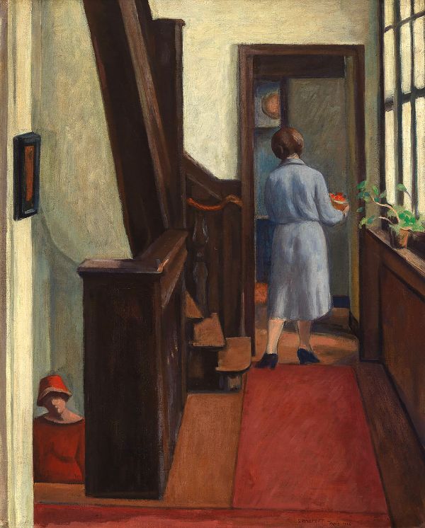 Woman in Doorway 1925 by Samuel Halpert | Oil Painting Reproduction