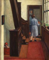 Woman in Doorway 1925 By Samuel Halpert