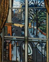 A Street in Paris 1925 By Frederic Clay Bartlett