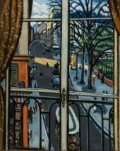 A Street in Paris 1925 By Frederic Clay Bartlett