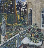 Terrace Garden 1931 By Frederic Clay Bartlett